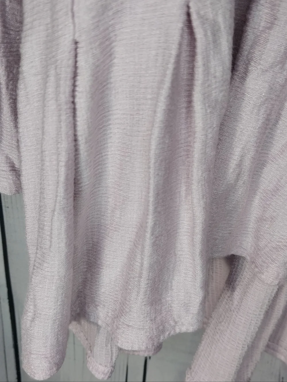 Free People Your Girl Ruffle-Hem Long Sleeve Tunic Boho Oversized Top - Picture 4 of 9